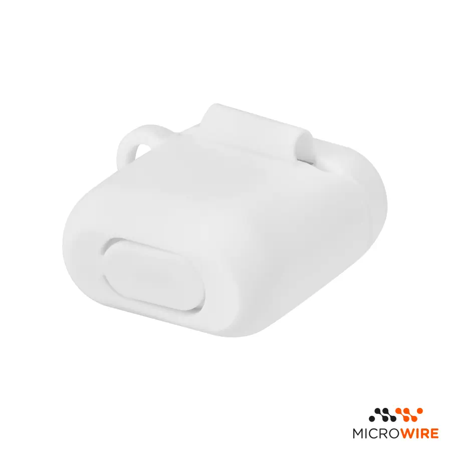 Coque en Silicone Apple AirPods 2ème Gén Blanc