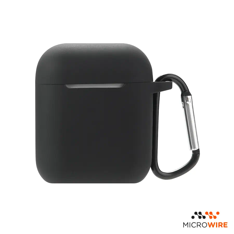 Coque en Silicone Apple AirPods 2ème Gén Noir