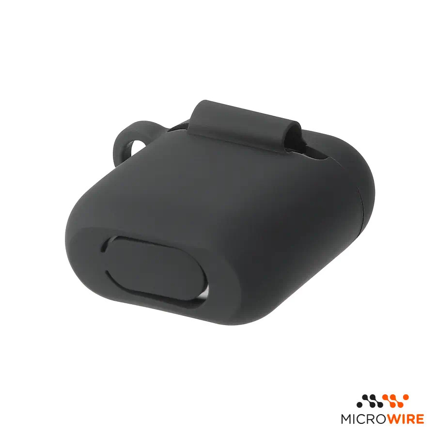 Coque en Silicone Apple AirPods 2ème Gén Noir