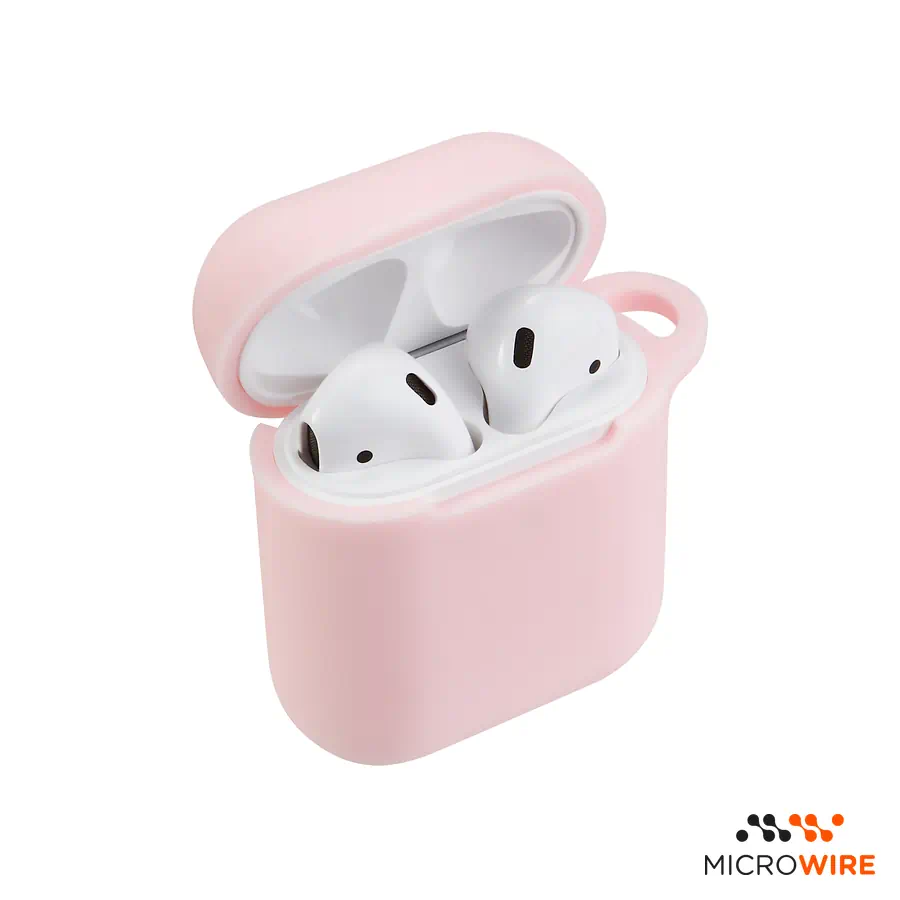 Coque en Silicone Apple AirPods 2ème Gén Rose