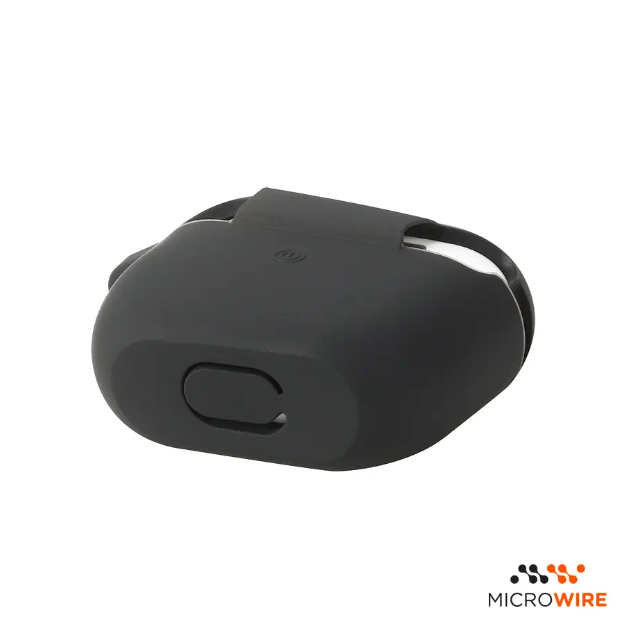Coque en Silicone Apple AirPods 3ème Gén Noir