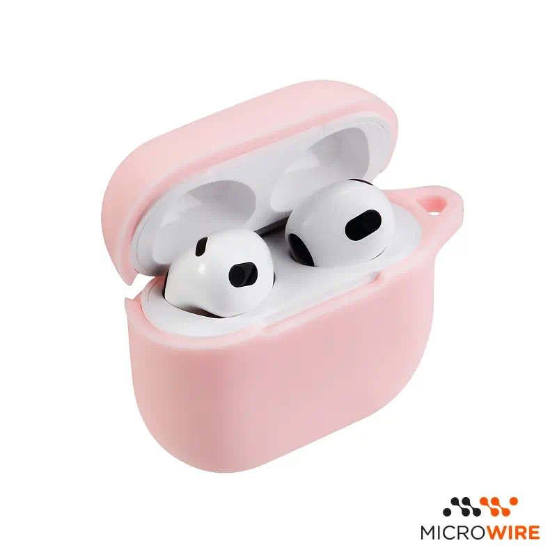 Capa Silicone Apple AirPods 3ª Gen Rosa
