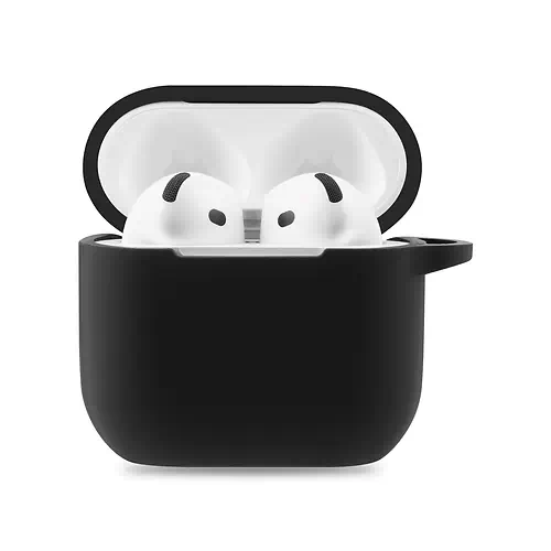 Coque en Silicone Apple AirPods 4ª e 5ª Gen Noir