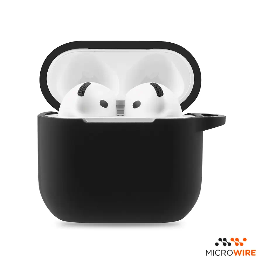 Capa Silicone Apple AirPods 4ª Gen Preto