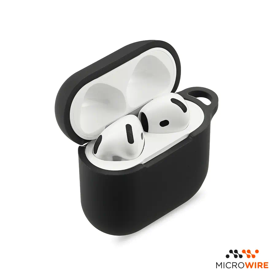 Coque en Silicone Apple AirPods 4ª e 5ª Gen Noir