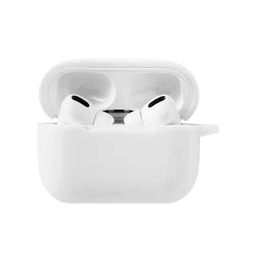 Coque Silicone Apple AirPods Pro 1 et 2 Blanc