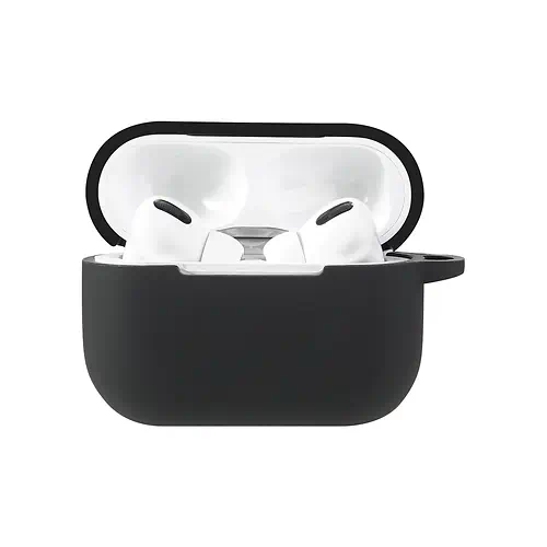 Coque Silicone Apple AirPods Pro 1 et 2 Noir