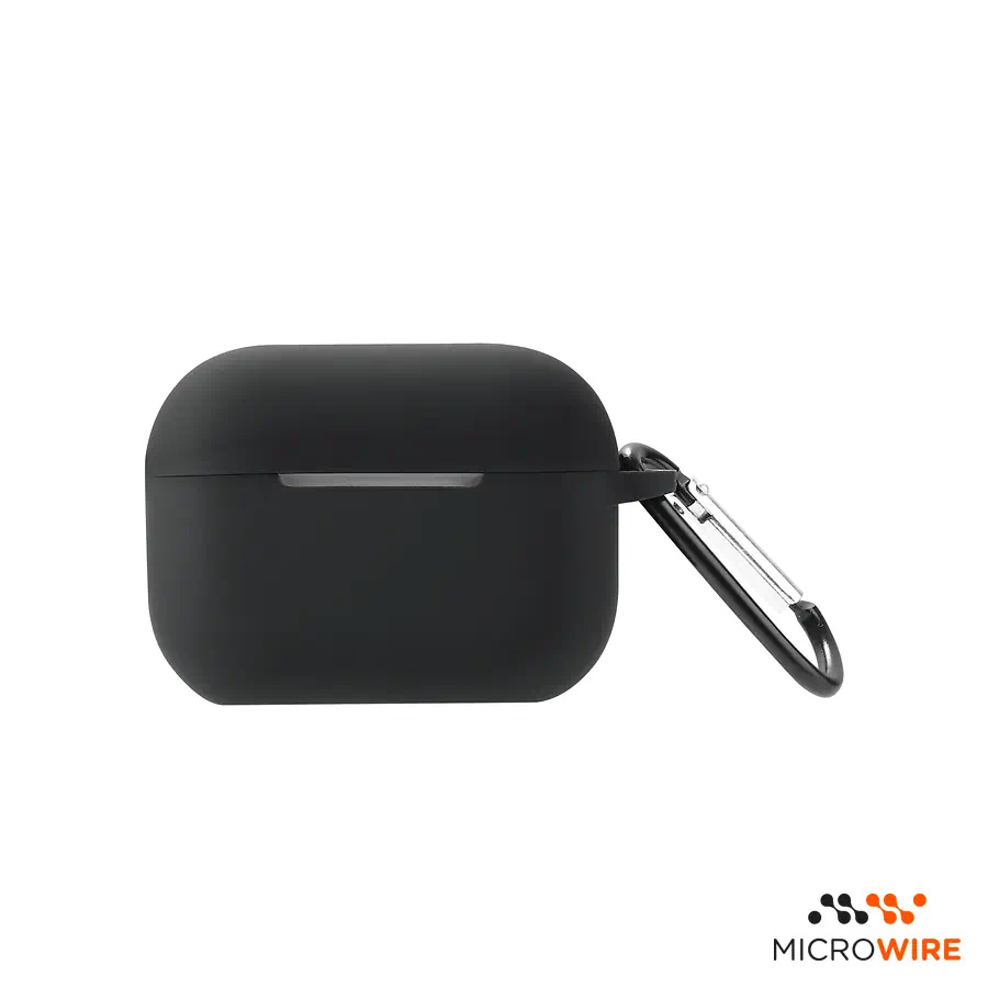 Coque Silicone Apple AirPods Pro 1 et 2 Noir