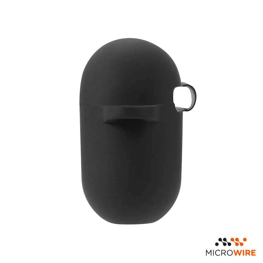 Coque Silicone Apple AirPods Pro 1 et 2 Noir