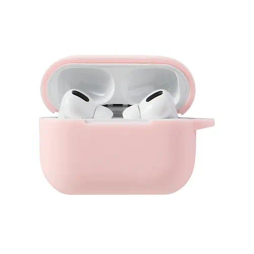 Coque Silicone Apple AirPods Pro 1 et 2 Rose