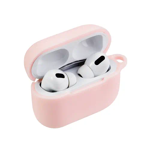 Coque Silicone Apple AirPods Pro 1 et 2 Rose