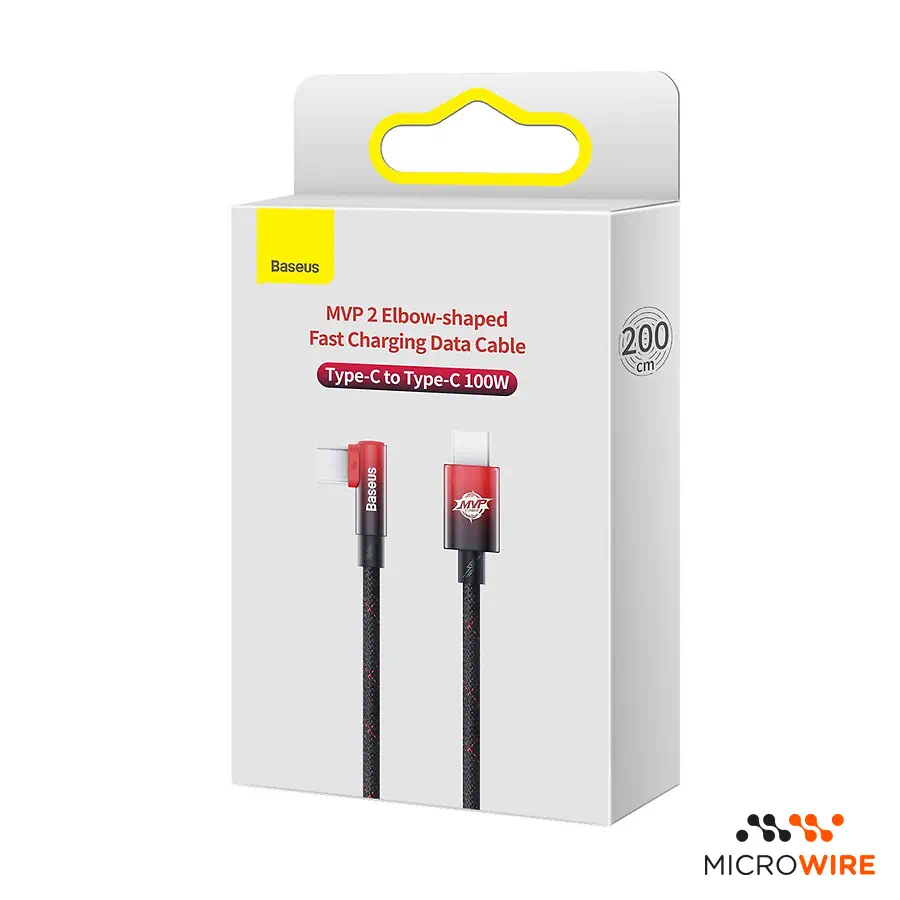Câble de Données Baseus MVP 2 Type-C 2M 100W