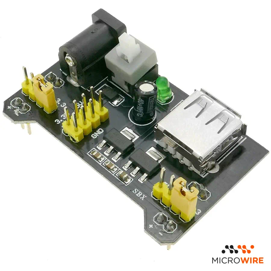Module d'Alimentation 3.3V 5V pour Breadboard