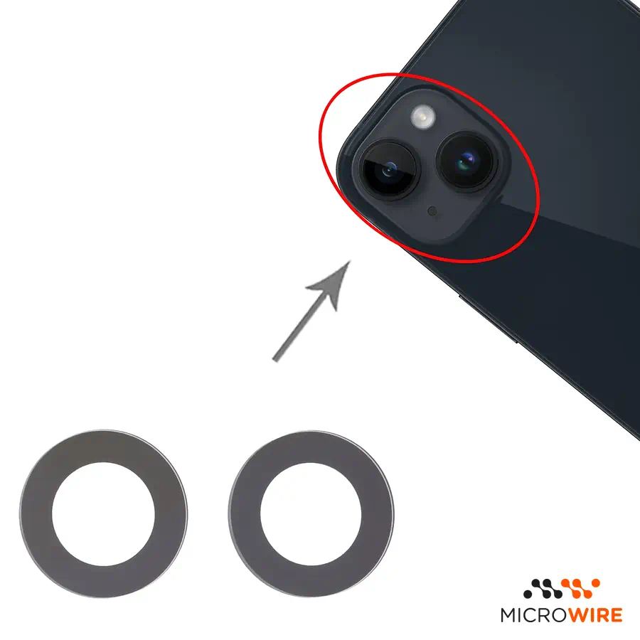 Lentilles Caméra Arrière iPhone 14 14 Plus