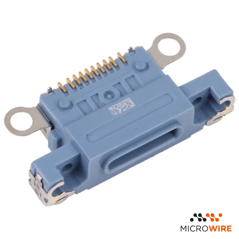 Conector de Carga para iPhone 14 y Plus Azul