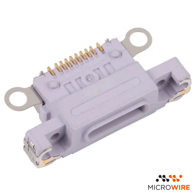 Conector de Carga iPhone 14 e Plus Roxo