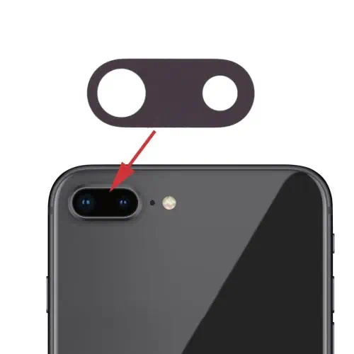 Lentille Caméra Arrière iPhone 7 Plus 8 Plus
