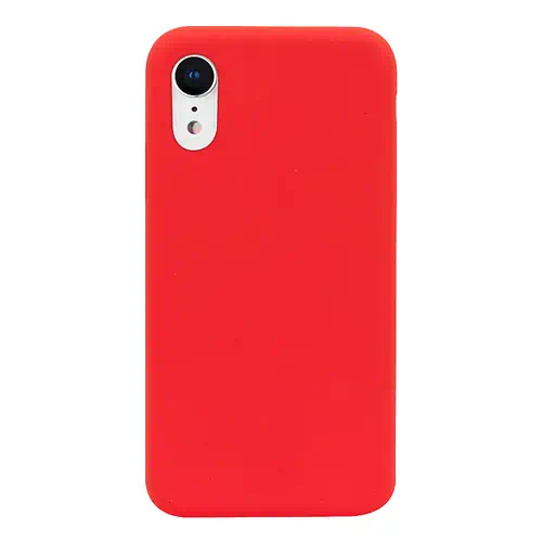 Coque en Silicone Rouge pour iPhone XR