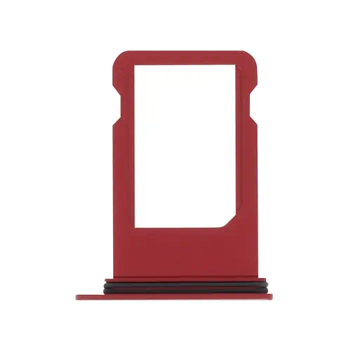 Tiroir SIM iPhone 8 SE2 SE3 Rouge