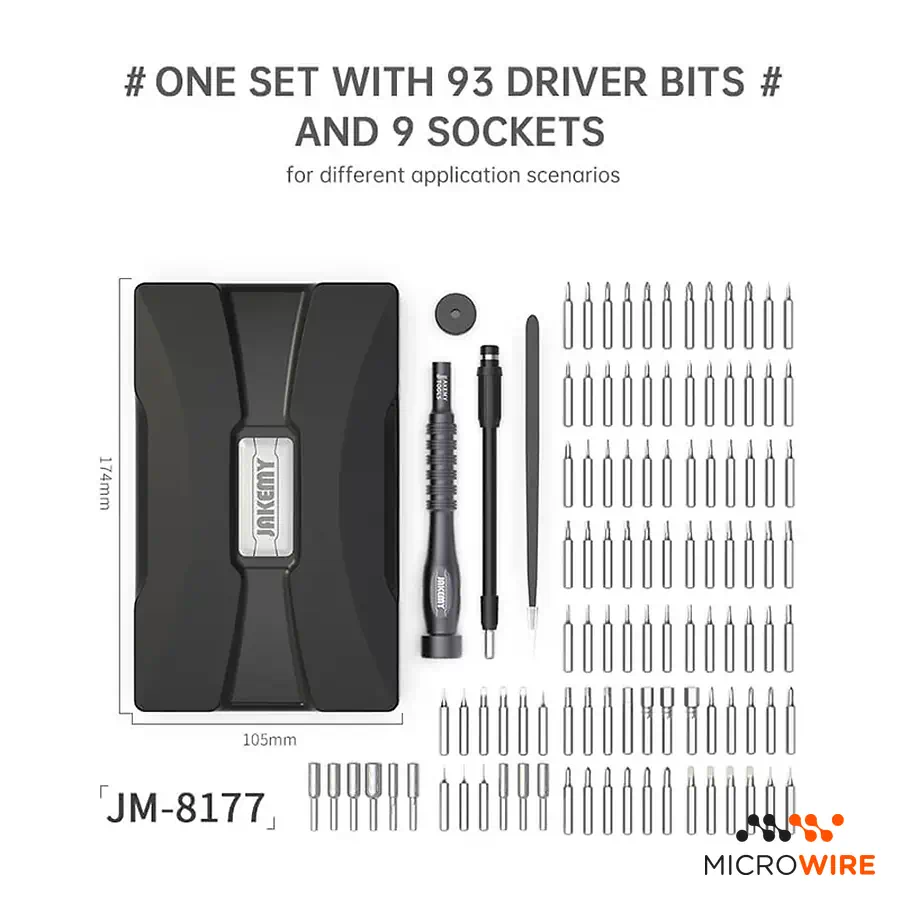 Ensemble de Tournevis de Précision JM-8177