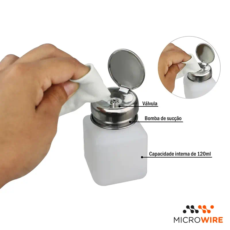Dispensador de Álcool de Toque M40 120ml