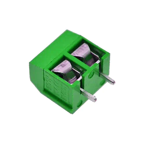 2 Terminal Screw Block for PCB 5mm Green