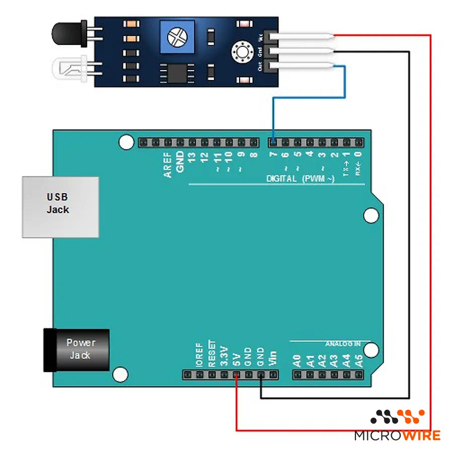 Capteur IR Infrarouge Pour Robot Suiveur De Ligne