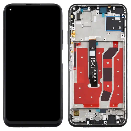 Screen LCD with Frame Huawei P40 Lite Preto