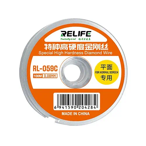 Fil de Molybdène Séparation LCDs 0.08mm 100m