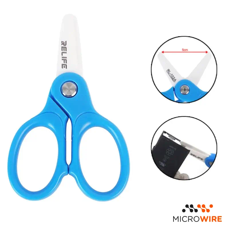 Relife RL-102A Ceramic Scissors for Batteries