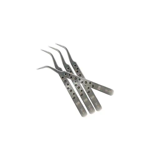 Pince à Épiler de Précision Courbée Sunshine SK-15