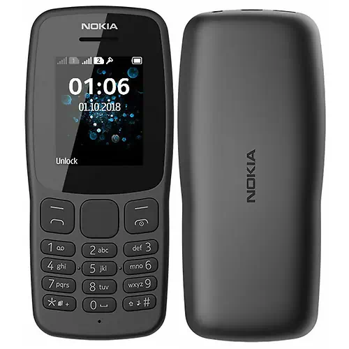 Nokia 106 TA-1114 Dual Sim Black