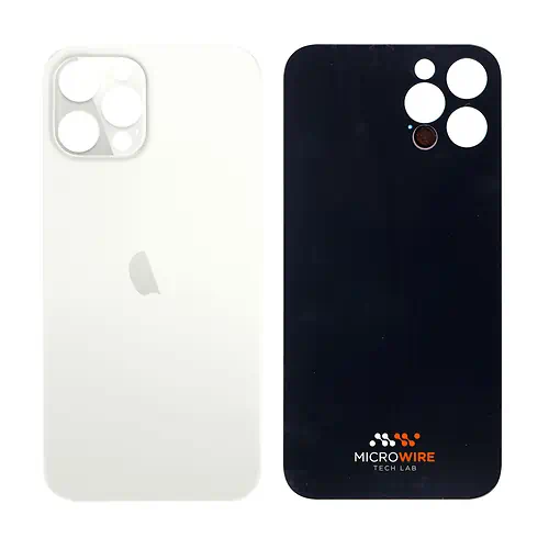 Cache Arrière iPhone 12 Pro Max Argenté