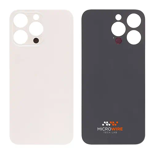 Cache Arrière iPhone 16 Pro Max Titane Blanc