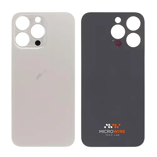 Cache Arrière iPhone 16 Pro Max Titane Gris