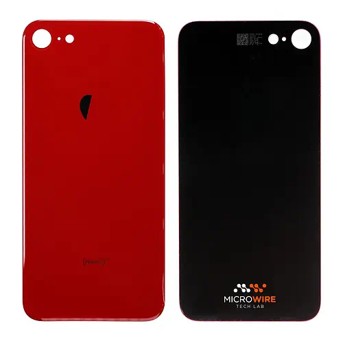 Cache Arrière iPhone 8 SE 2 et 3 Rouge