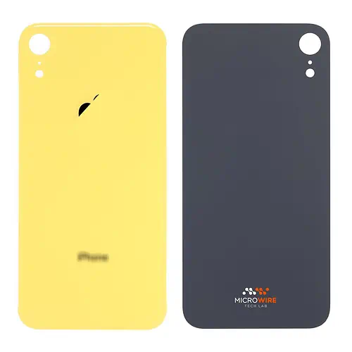 Cache Arrière iPhone XR Jaune