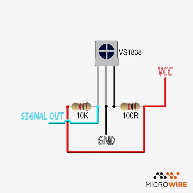 Recetor Infravermelho IR VS1838