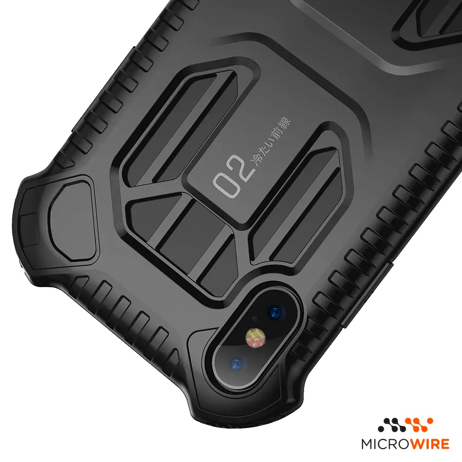 Coque Baseus Cold Front Antichoc iPhone X et XS