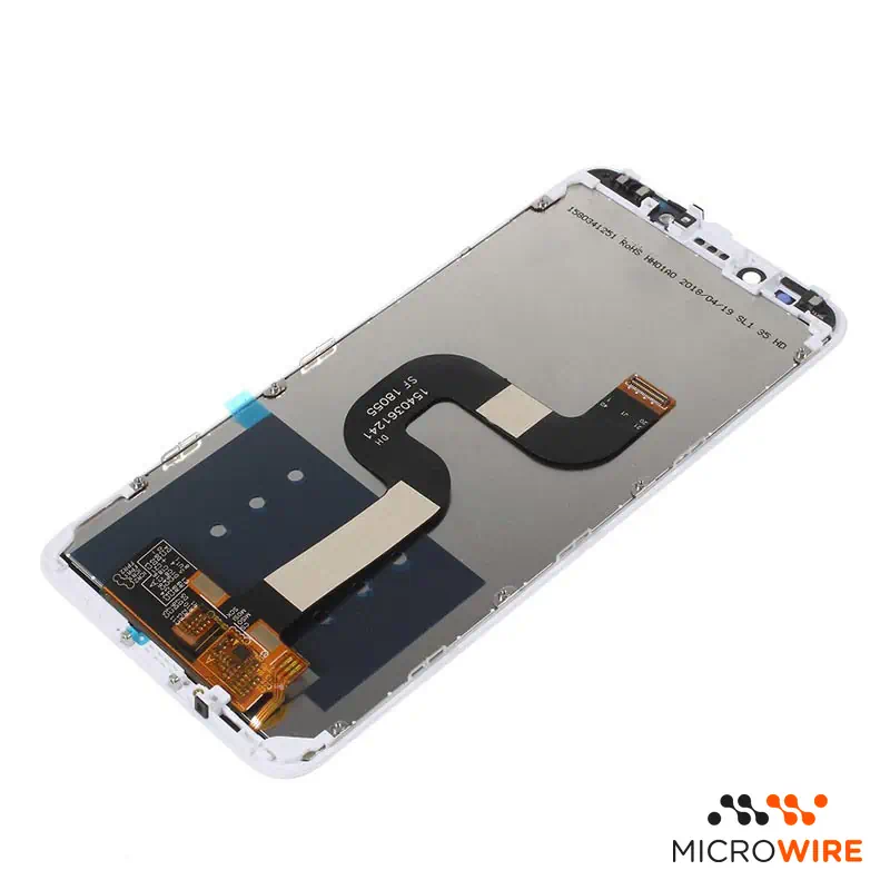Xiaomi Mi A2 Ecrã Tátil e Frame Branco OEM