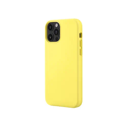 Coque Silicone Jaune pour iPhone 12 12 Pro